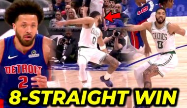 NAPAHIYA si Tatum, grabe ang lakas ng Pistons! | 8-Straight WINS!