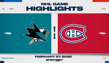 NHL Highlights | Sharks vs. Canadiens - February 27, 2025