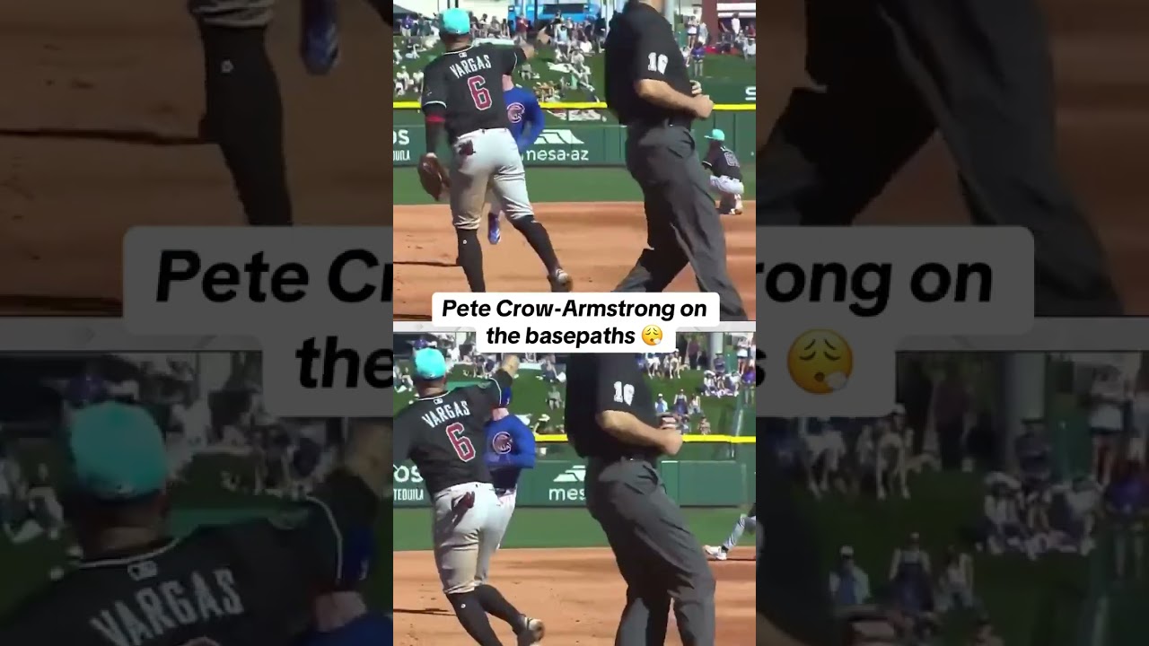 From first to home 😮‍💨 #steal #mlb #cubs #chicagocubs #springtraining