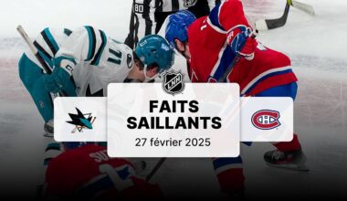 Sharks vs Canadiens 27/2/25 | Faits saillants