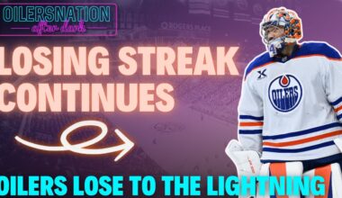 The Edmonton Oilers lose their 4th straight in 4-1 Loss to the Tampa Bay Lightning