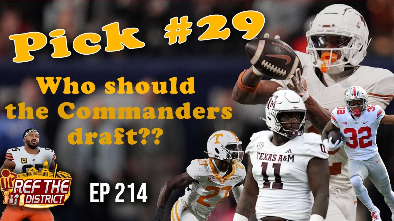 Draft Season is Here!  The NFL Combine starts speculation on Commanders draft- Ep 214