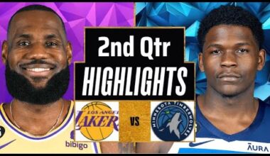 Los Angeles Lakers vs. Minnesota Timberwolves Full Highlights 2nd Qtr | Feb 27 | 2025 NBA Highlights