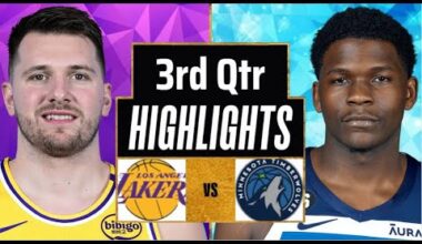 Los Angeles Lakers vs Minnesota Timberwolves Full 3rd Qtr P2 Highlights| Feb 27| 2025 NBA Highlights