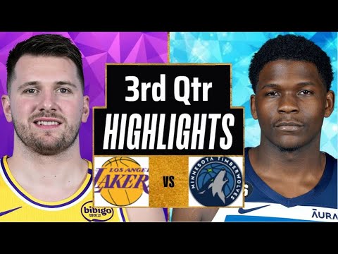 Los Angeles Lakers vs Minnesota Timberwolves Full 3rd Qtr P2 Highlights| Feb 27| 2025 NBA Highlights