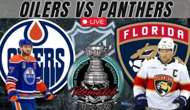 Edmonton Oilers vs Florida Panthers NHL Hockey | Stanley Cup Rematch!