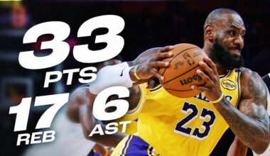 LeBron James DOMINATES vs Timberwolves | February 27, 2025