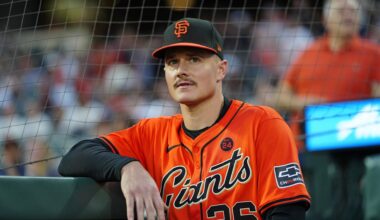 San Francisco Giants 2025 projected starting lineup and pitching rotation