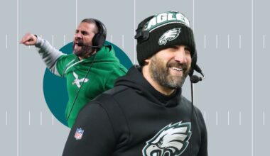 Nick Sirianni: A year ago, it looked like he might be out as Eagles head coach. Now, he’s brought them back to the Super Bowl