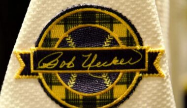 Brewers Unveil Bob Uecker Jersey Patch