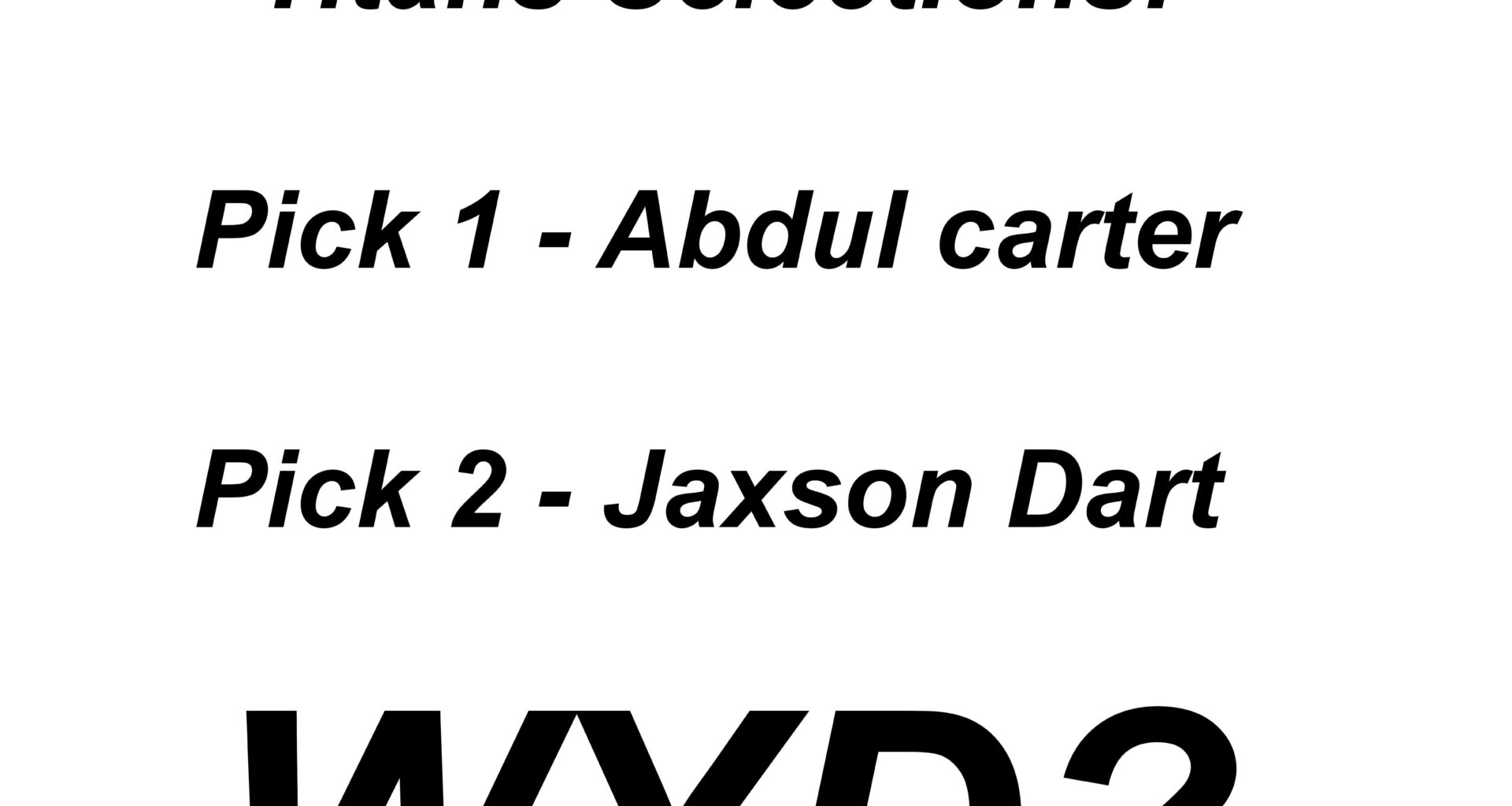 What are ya'll gonna do when this happens?