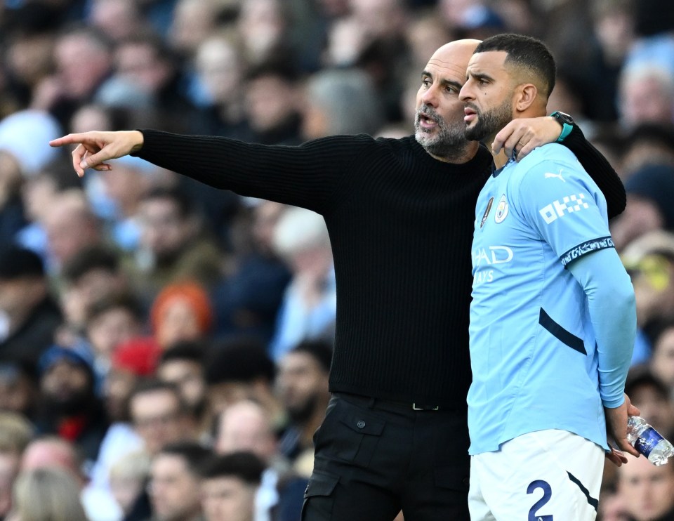 Guardiola was also unable to keep Kyle Walker at the club as he joined AC Milan mid-season