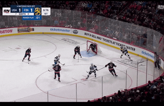 Saros's saves against Team USA