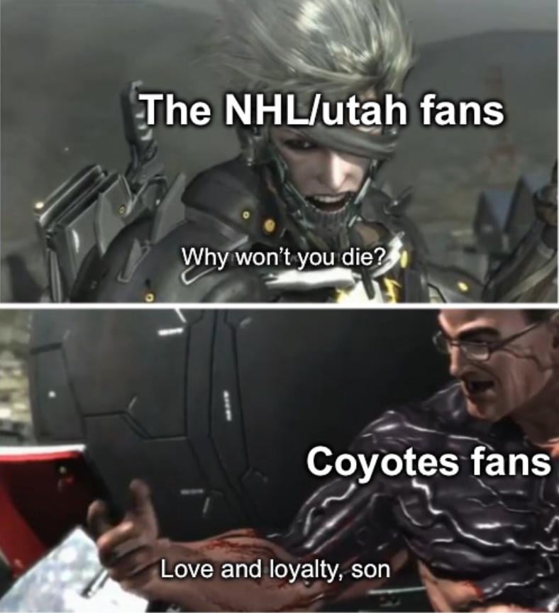 They will never hear the end of it till we get our team back