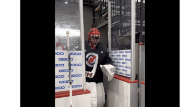 Markstrom back on the ice