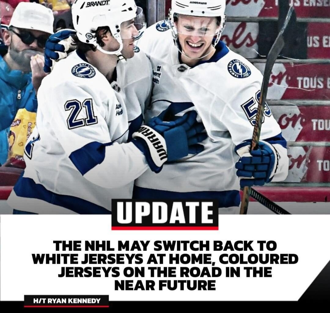 Thoughts on the Devils potentially going back to whites at home/colors on the road?