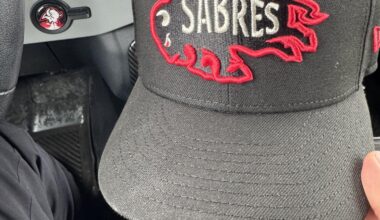 Pulled out a new Sabres hat in celebration of the 3 game winning streak 😂