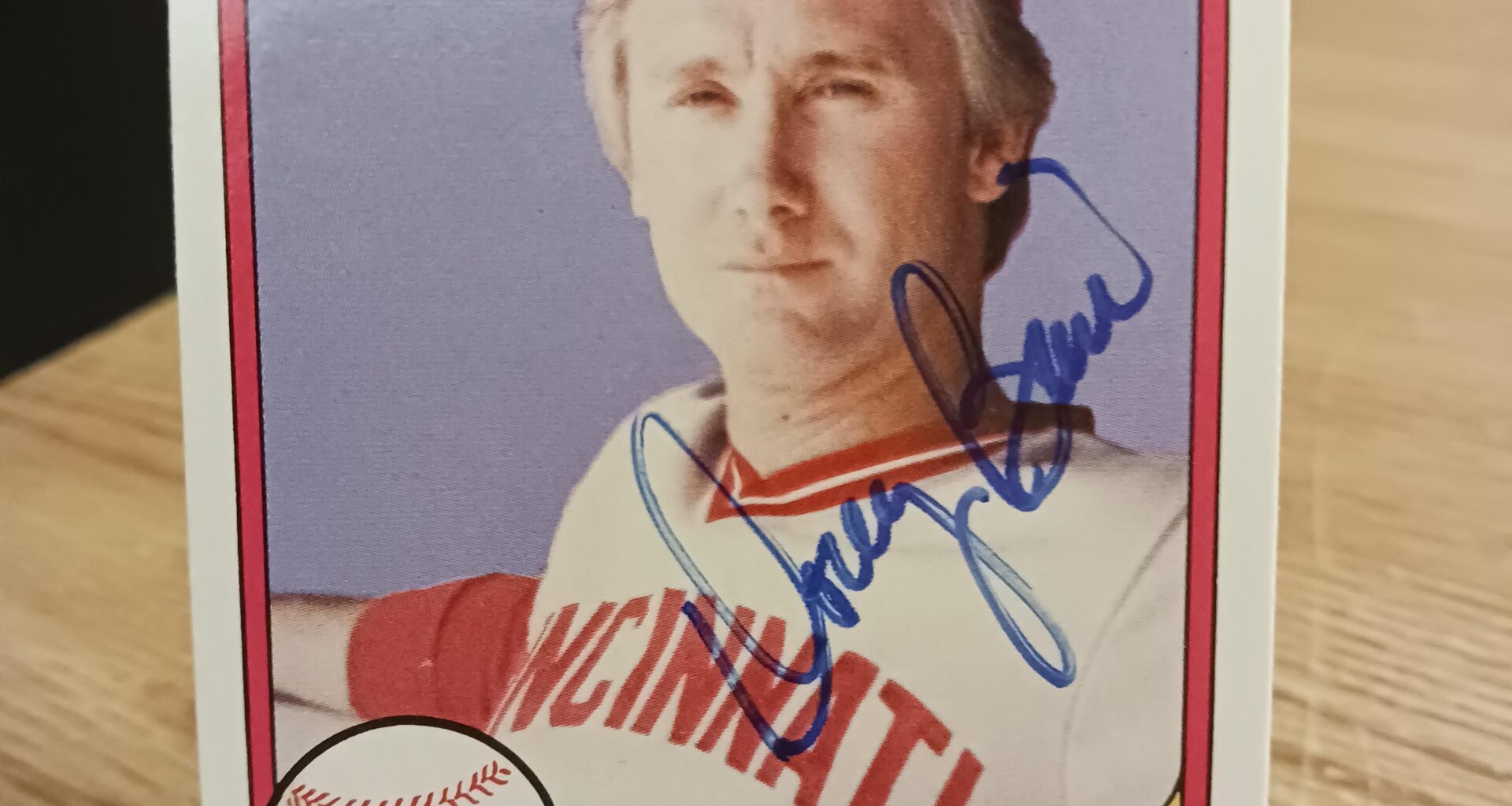Posting a Reds autographed card every day until we win the World Series. Day 619: Doug Bair