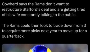 Rams shopping Matthew Stanford according to Colin Cowherd