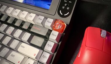 Got the last piece to complete my Devils themed PC setup.