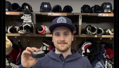 Ozzy got a Godie Howe hat trick for the Milwaukee Cowbells