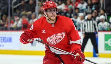 Cheap hit to Boldy causes Red Wings Andrew Copp out rest of season.
