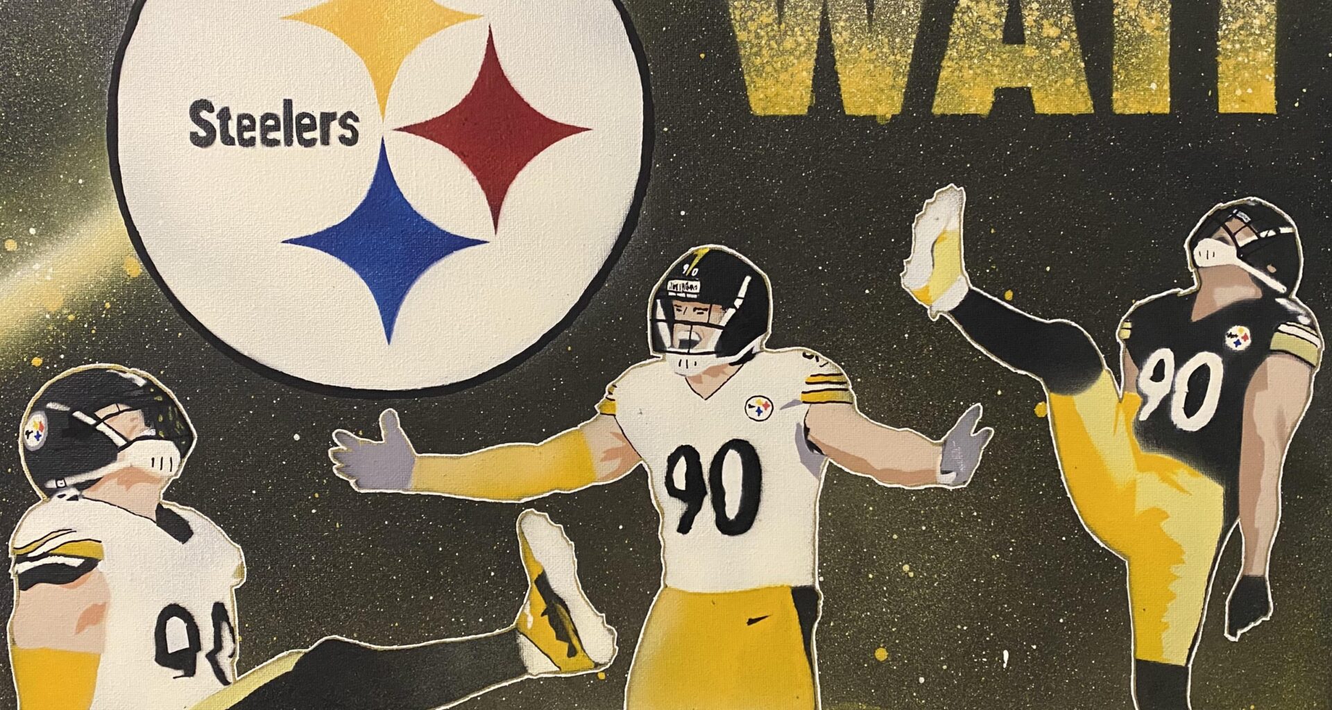 I won’t lie and pretend to be a Steelers fan, but I figured you guys would appreciate this TJ Watt piece I made