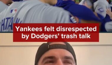 Jon Berti says the Dodgers post-World Series trash talk was disrespectful to the point where it felt like the Yankees didn't belong there.