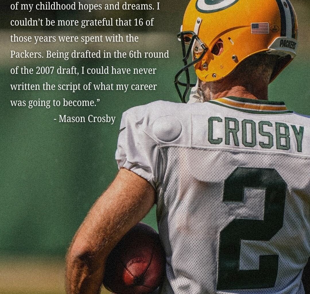 Mason Crosby officially retires