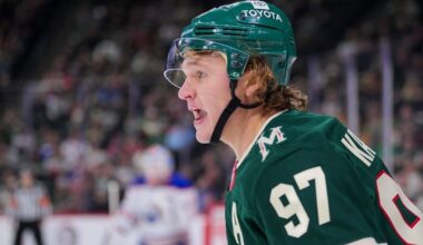 Kaprizov injury: ugh (Athletic article)