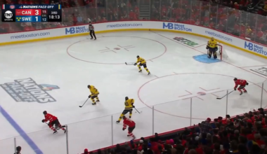 Adrian Kempe beats Drew Doughty and scores for Team Sweden!