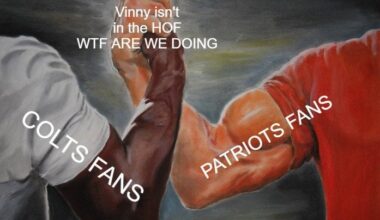Colts & Patriots Fans Unite