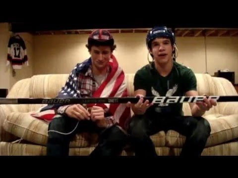 'D-Boss' Shooting Pucks in the Basement
