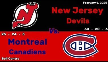 New Jersey Devils vs Montreal Canadiens | February 8, 2025 | All Goals