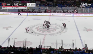 Seamus Casey wins it for Utica in overtime with an absolutely FILTY Goal!