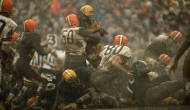 Green Bay Packers vs Cleveland Browns. 1965 NFL Championship Game.
