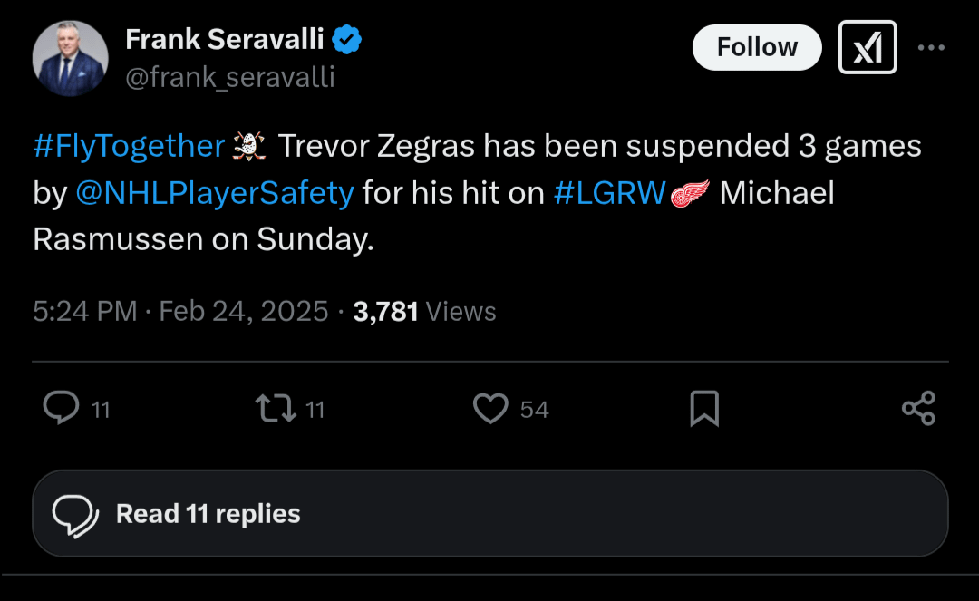 3 Games for Trevor Zegras