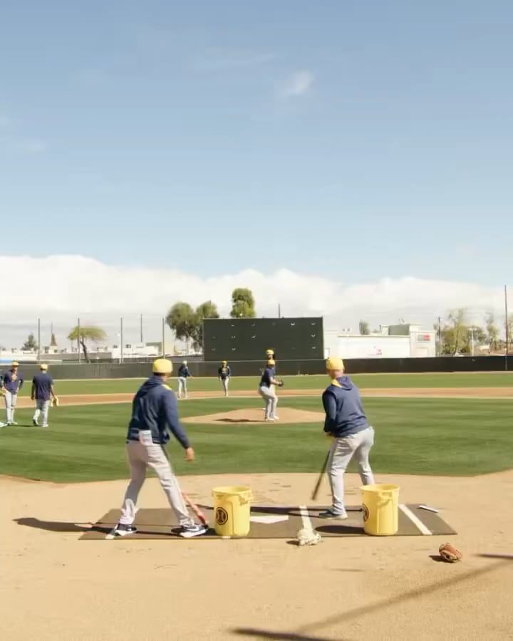 This is so satisfying to watch. The bois running some infield drills.