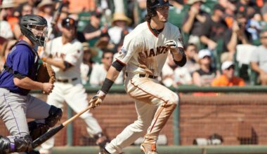 Remember Jarrett Parker? He's a former Future Giants Superstar. In 2015, he became one of just 12 players in MLB history to post a season (min. just 50 PA but still) with PA/HR under 10. On that list? Barry Bonds, Mark McGwire, Josh Gibson, Ted Williams... and JP. What coulda been :0