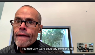 University Of Miami's OL Coach Talking About Cam Ward