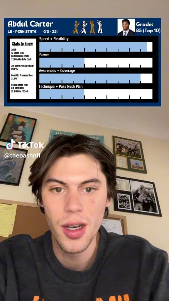 Quick Abdul Carter Draft Profile from a certified football nerd