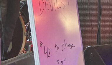 Bar across the street from the arena in Nashville. Devils fans showing out LGD!!