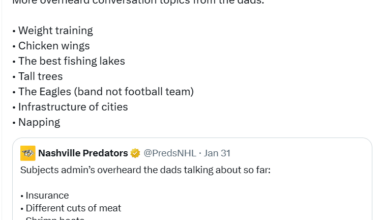 More conversation topics from the dads