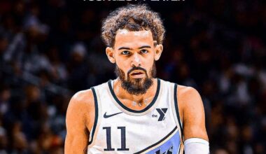 Trae Young is the second youngest player.