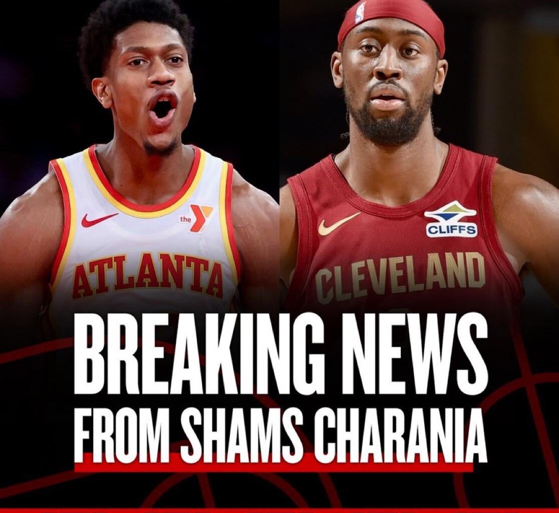 [Shams] The Atlanta Hawks are trading forward De'Andre Hunter to the Cleveland Cavaliers for Caris LeVert, Georges Niang, three second-round picks and two swaps, sources tell ESPN.