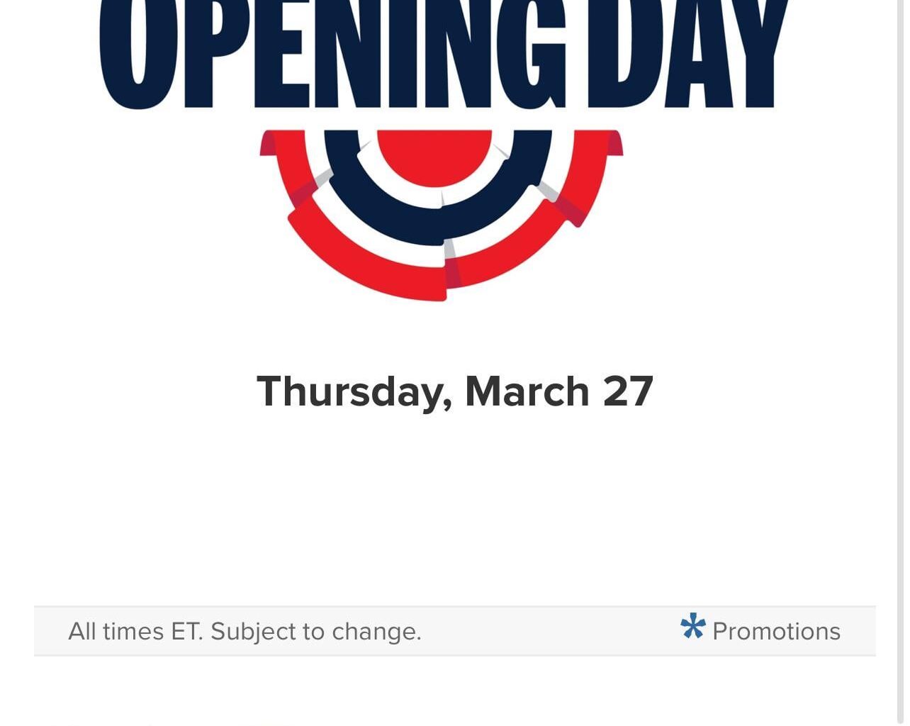 Opening Day in Cincinnati