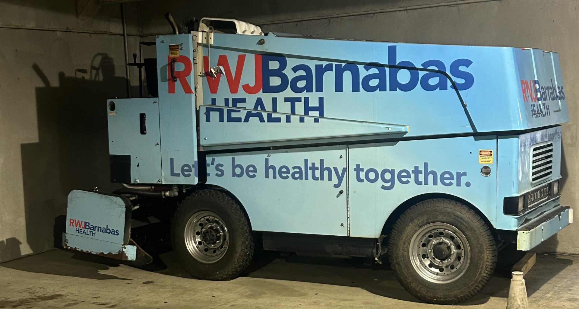 Parked outside the Courtyard Marriott Newark Downtown