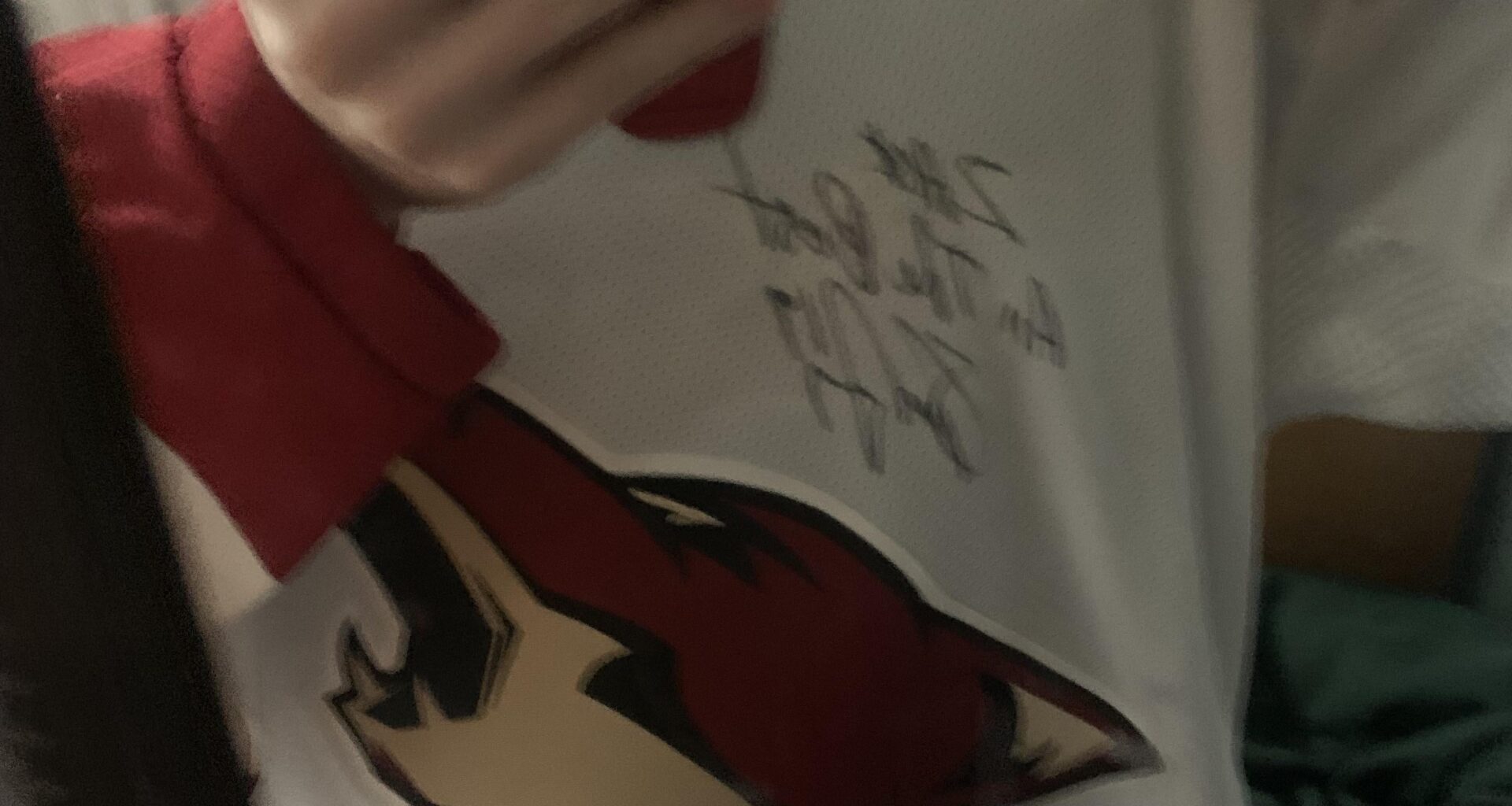 JUST GOT A SIGNED SHANE DOAN JERSEY!!!