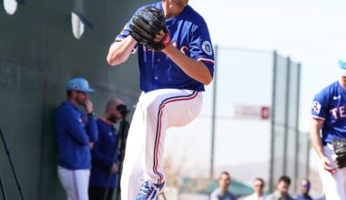Healthy and long-haired Jacob deGrom pitching at Rangers camp