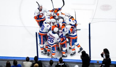 The New York Islanders are 11-4-0 since January 1. They have scored an average of 2.93 goals and allowed an average of 2.00 goals during that stretch.